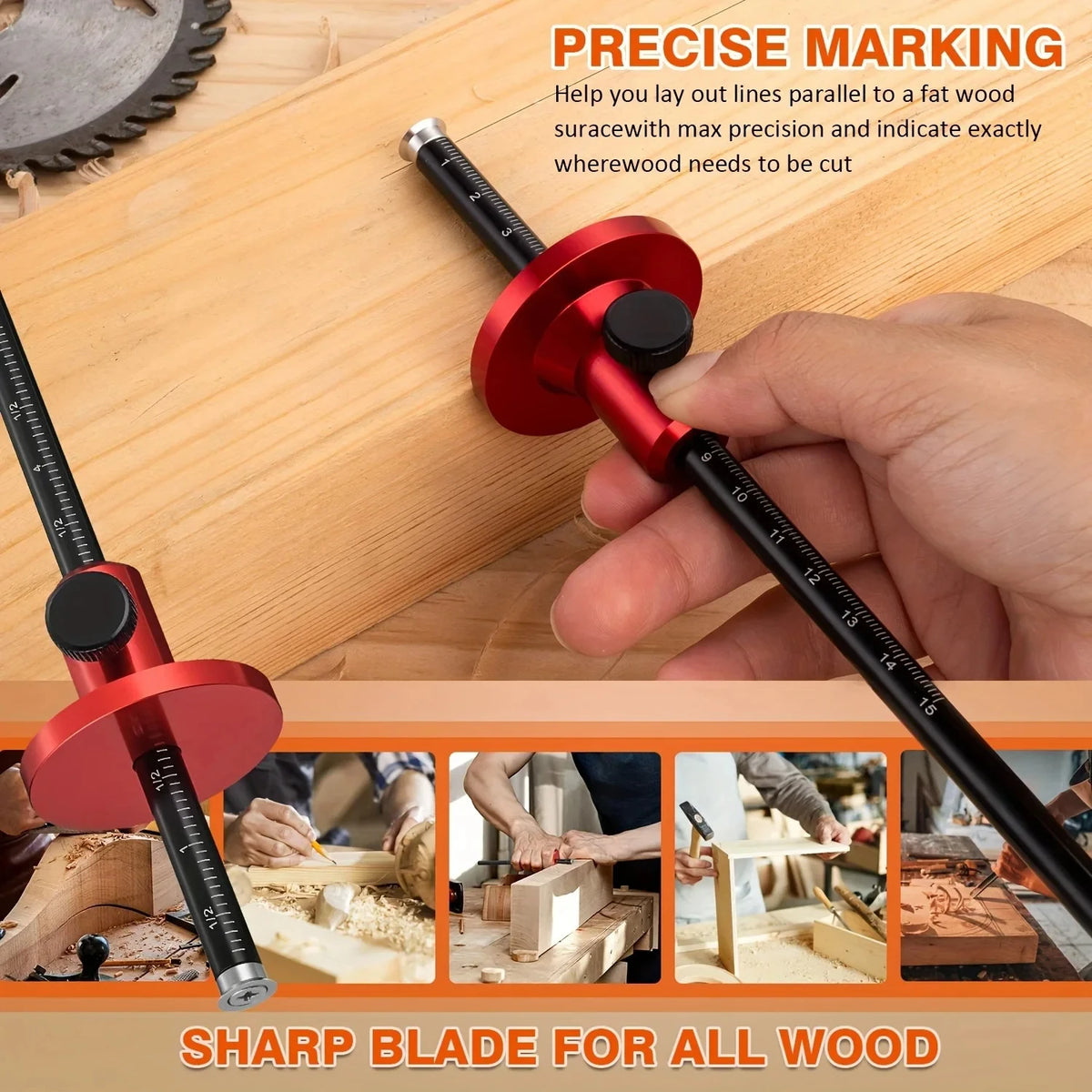 Woodworking Marking and Setup Gauge