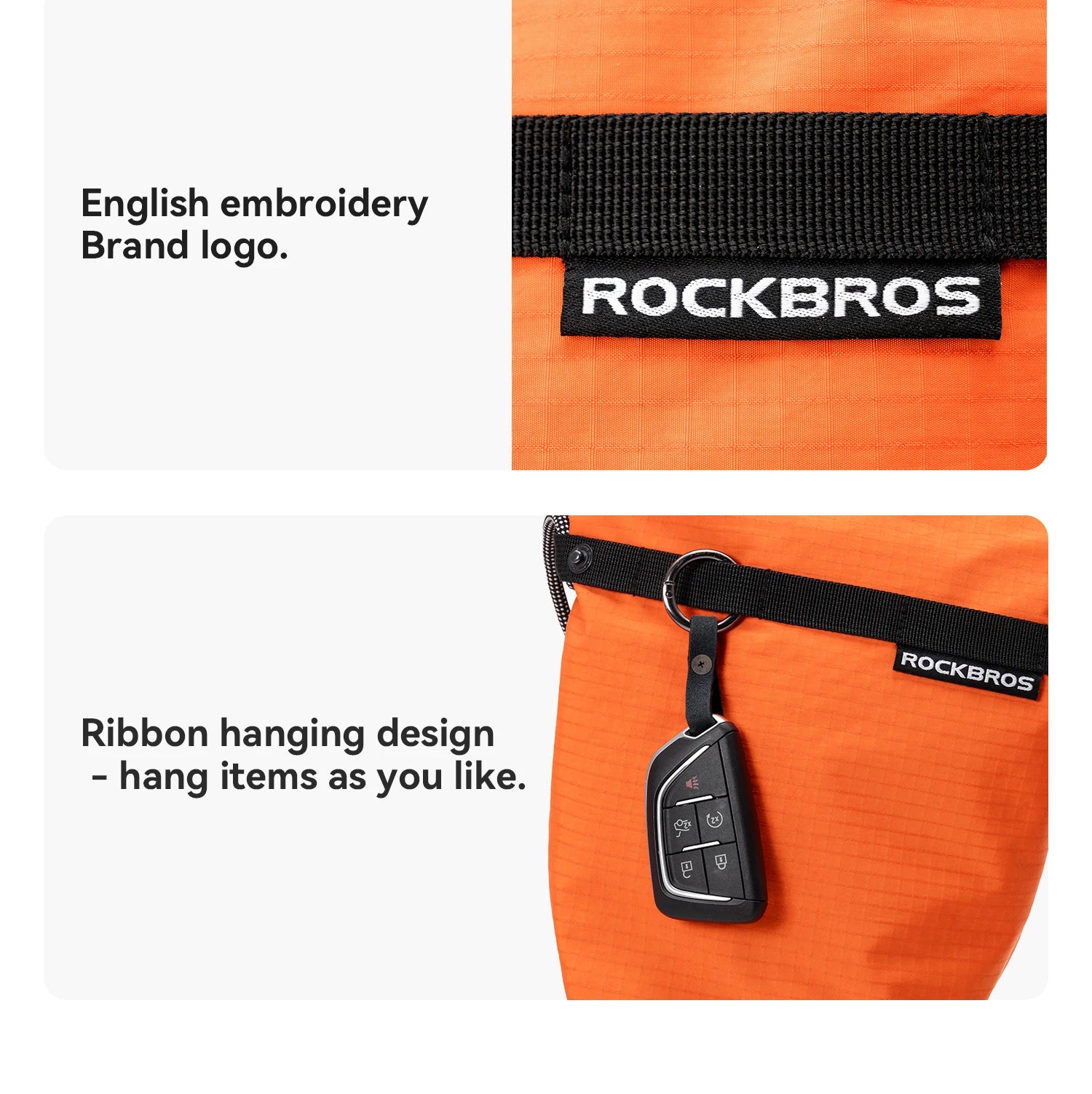 2.5L Waterproof Bike Handlebar Bag with Quick Release Mount