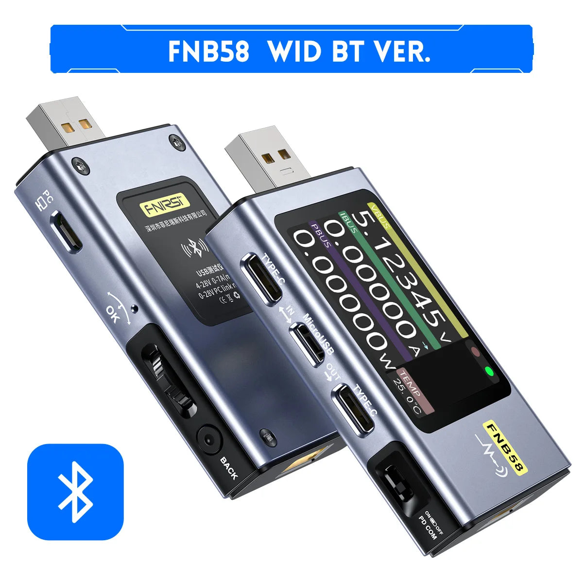 FNB58 USB-Spannungs- und Stromtester