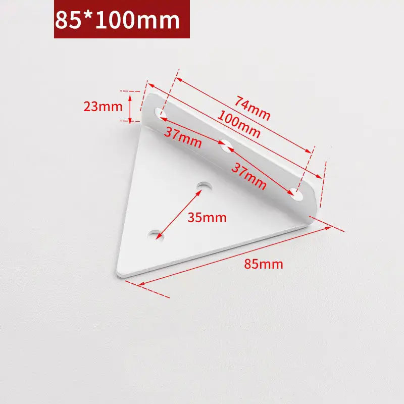Concealed-Style Shelf Bracket, 8.5/14/17cm