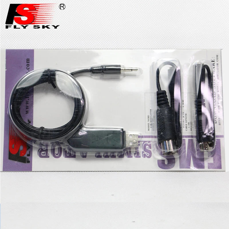 Ensemble câbles simulateur USB RC FS-SM100