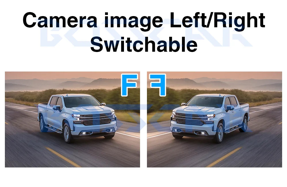 AHD Wireless Car Rear View Camera Night vision front-facing camera supporting 5G network, Bluetooth, and Wi-Fi connectivity