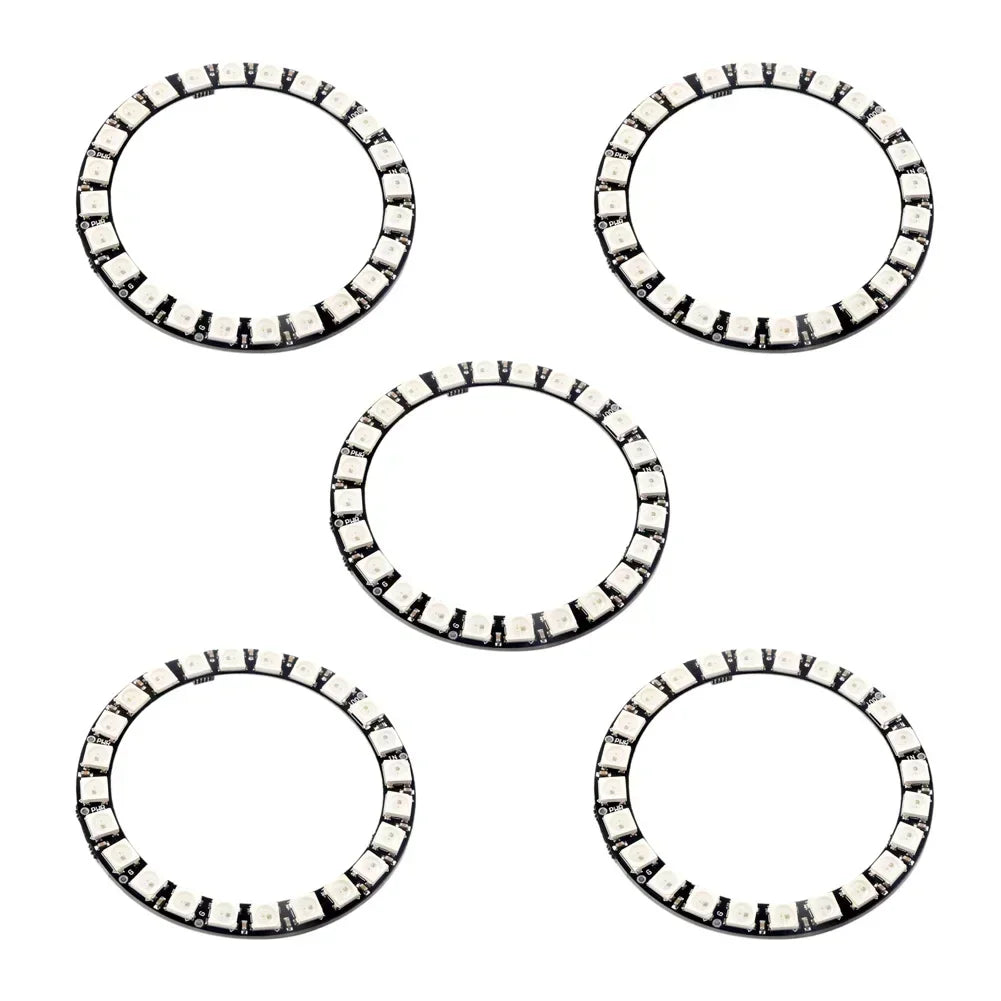 WS2812B individueel adresseerbare RGB-ledring of -strip