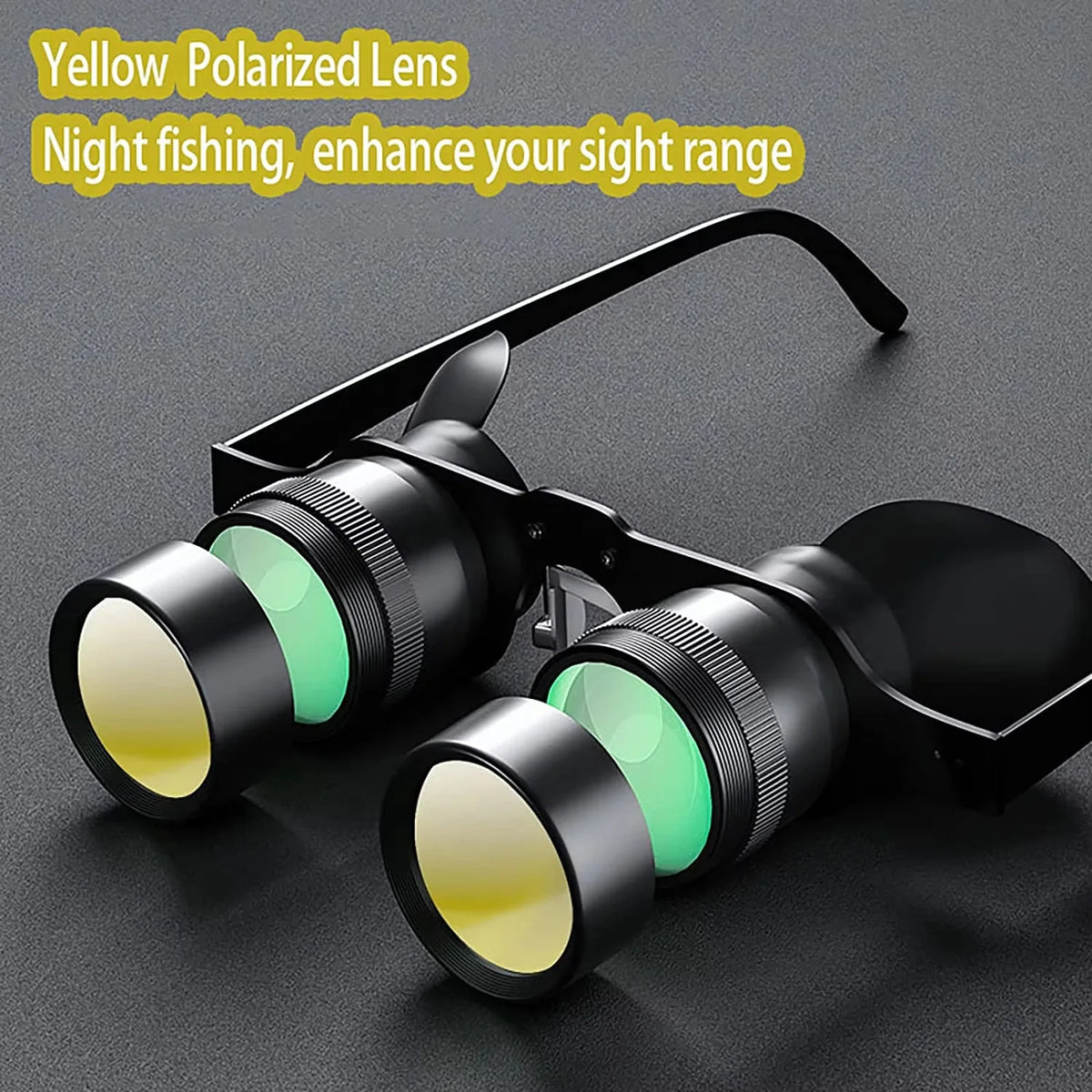 Hands-Free Binocular Glasses for Fishing and Spectating
