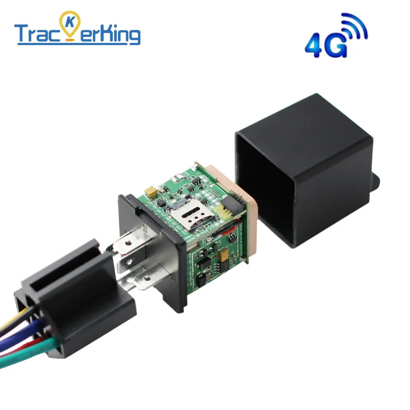 GPS-Tracker für Fahrzeuge 4G Relay DK09 ACC-Status Anhänger-Verdrängung Vibration SMS-Alarm Ölabschaltung 4G Tracking Locator