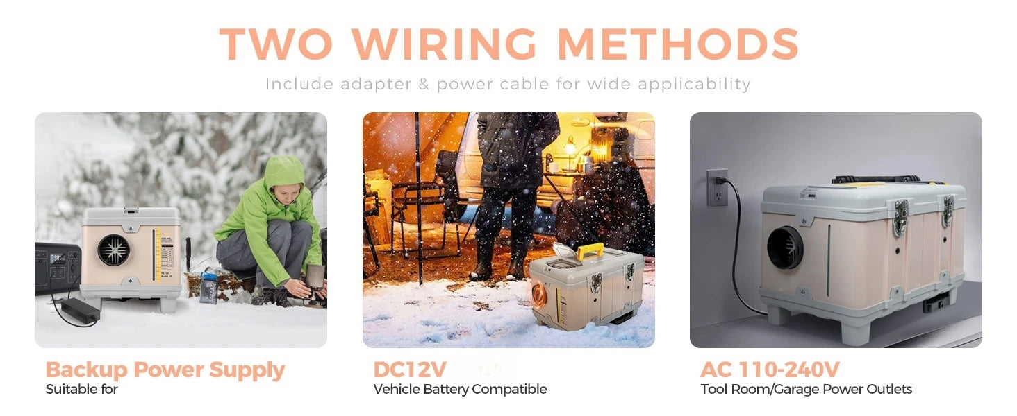 8KW Diesel Air Heater with Bluetooth App and Altitude Mode