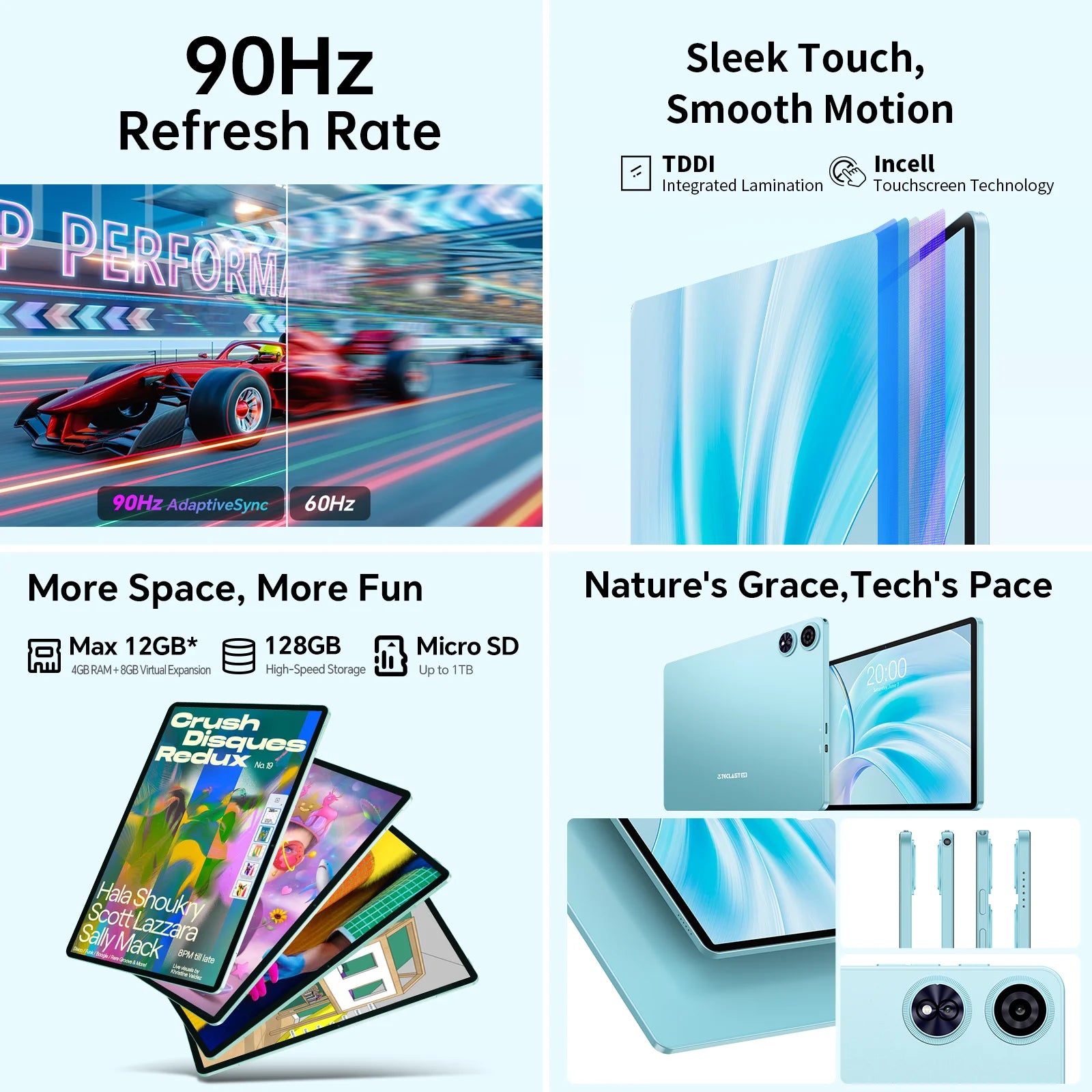 Teclast P50 Custodia Android 15 Tablet