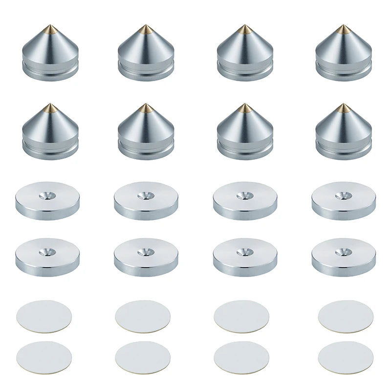 Speaker Spike Feet and Support Discs, Colour Options