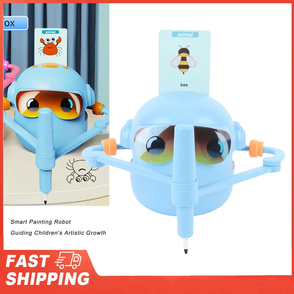 Children's Drawing Robot with Activity Cards