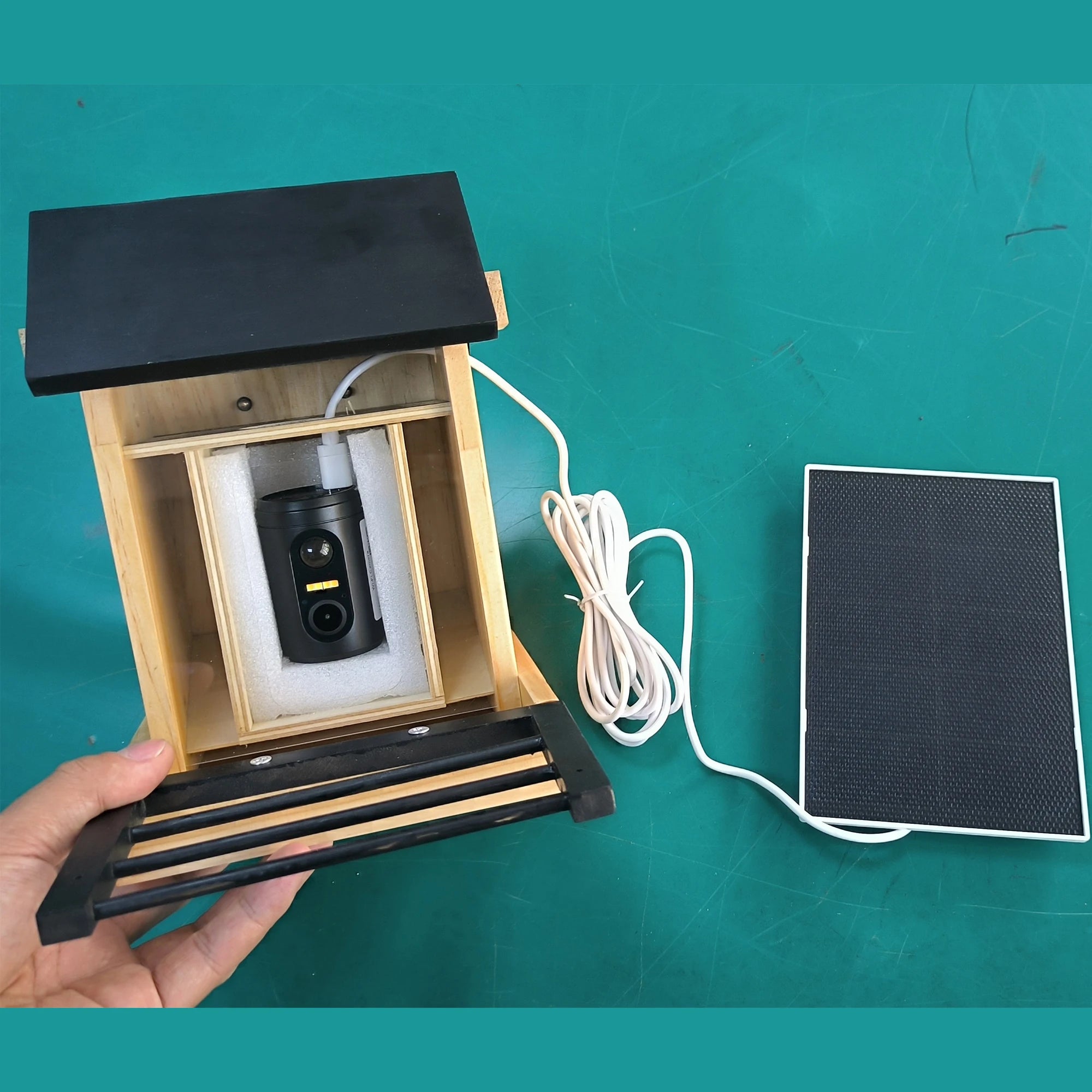 1080P Solar Bird Feeder Camera with Night Vision
