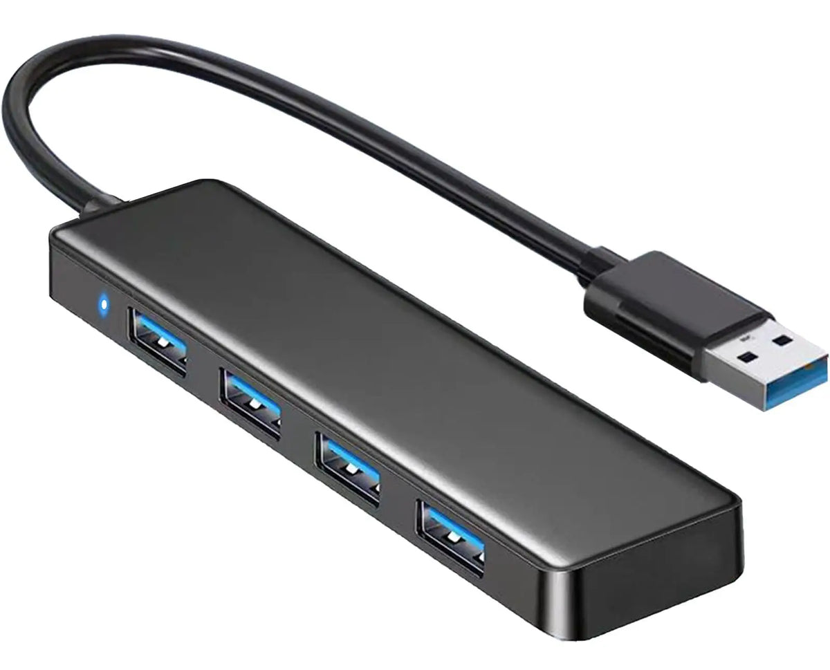 4-Port USB Data Hub, USB-A or USB-C Host Option