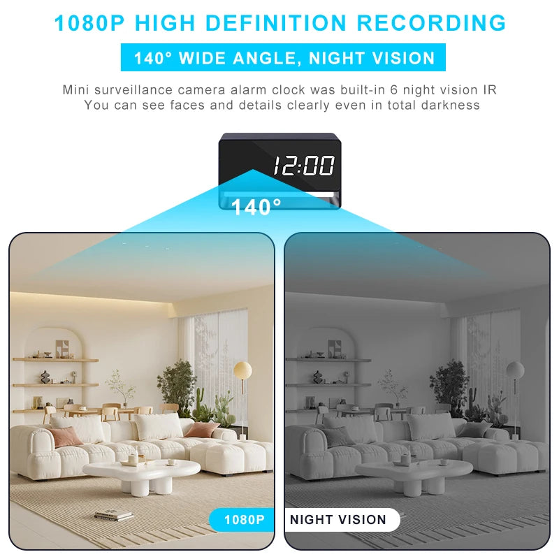 Full HD 1080P WiFi Wireless Remote Camera Night Vision Motion Detection Alert Surveillance Home Office Security