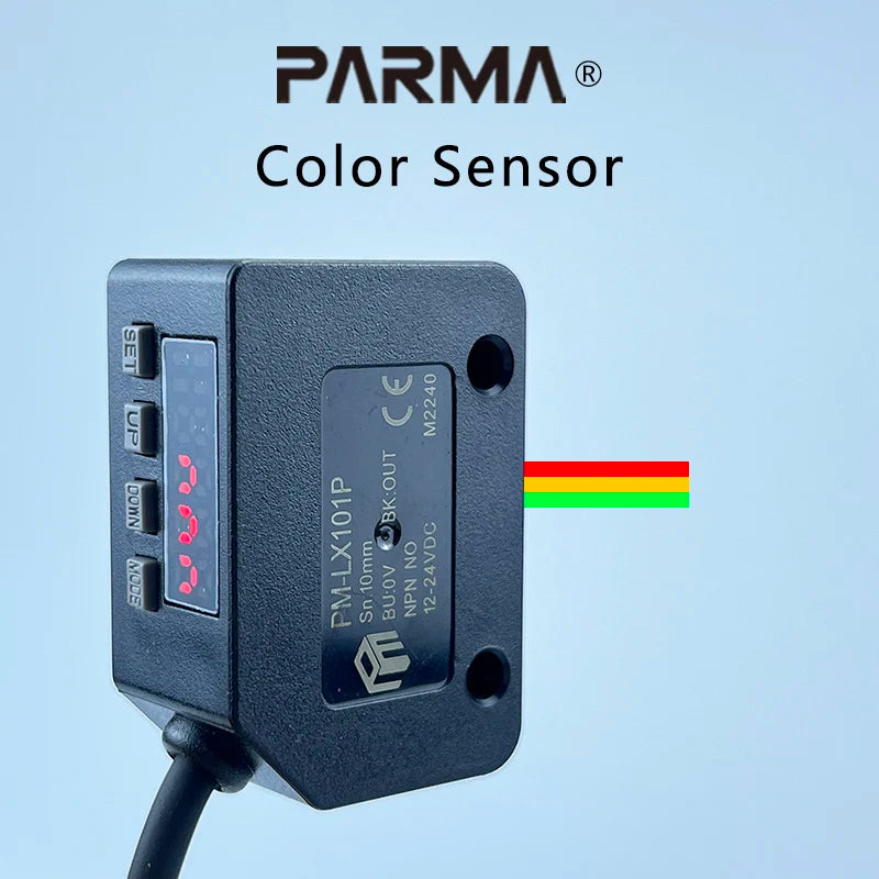 Capteur de marque couleur numérique avec options de sortie