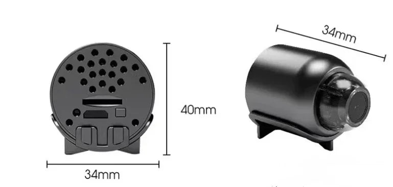 Caméra Mini WiFi 1080P avec Vision Nocturne HD pour la Sécurité à Domicile