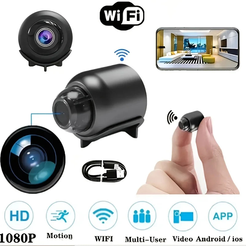 Mini caméra HD WiFi 1080P Enregistreur vidéo sans fil à distance
