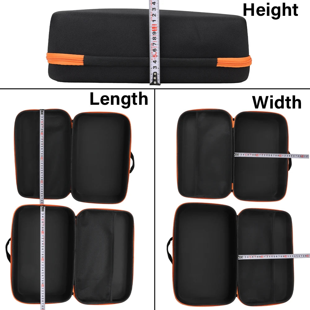 HILDA Large Capacity Tools Bag 3-size Available With Red Edges Tools Waterproof Tool Bags Electrician Hardware Tools Bag