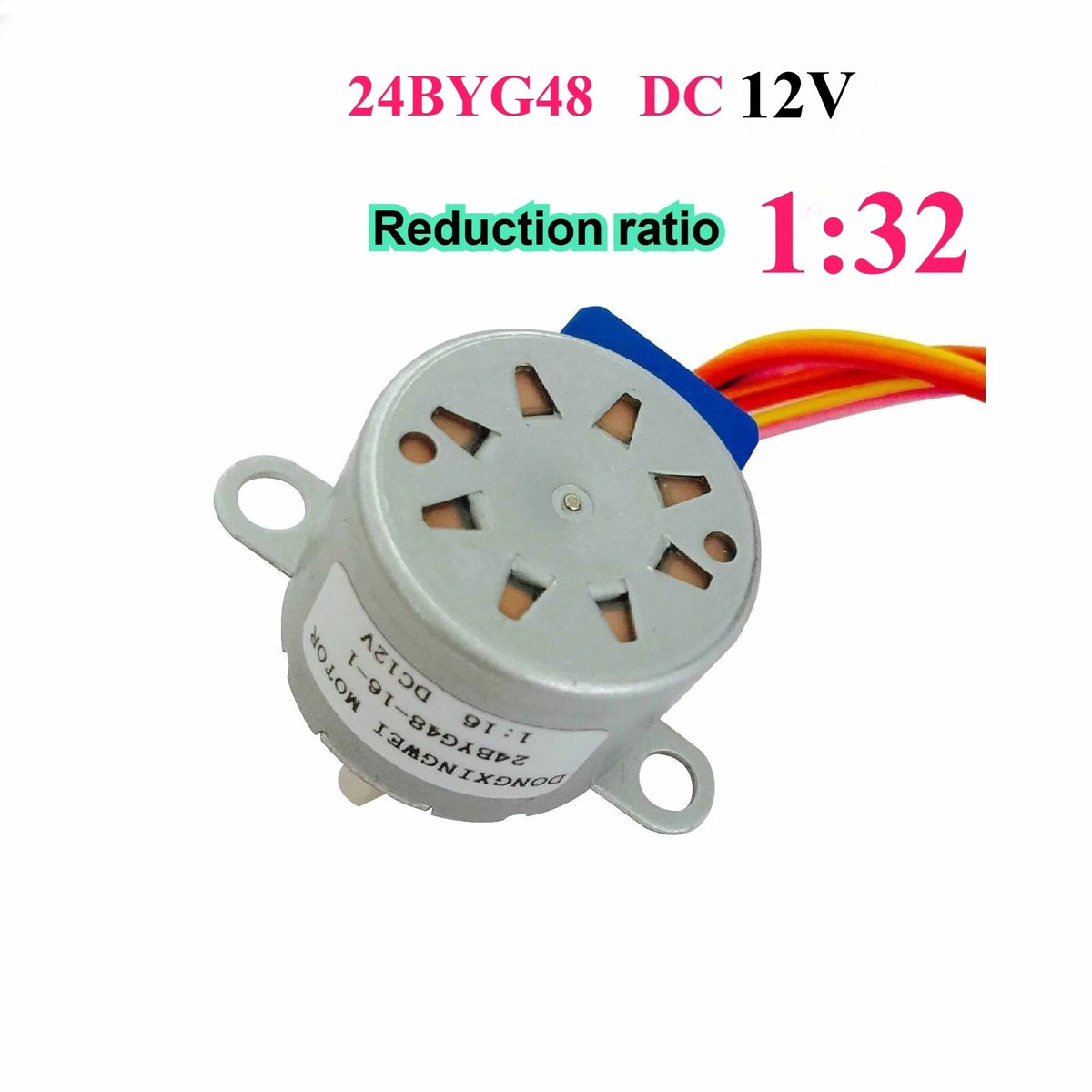 24BYG48 koračni motor s reduktorom, 5 V ili 12 V