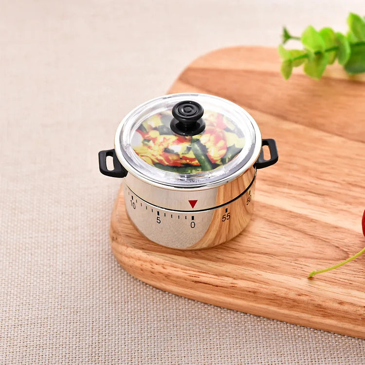 60-Minute Mechanical Kitchen Timer with Bell Alarm