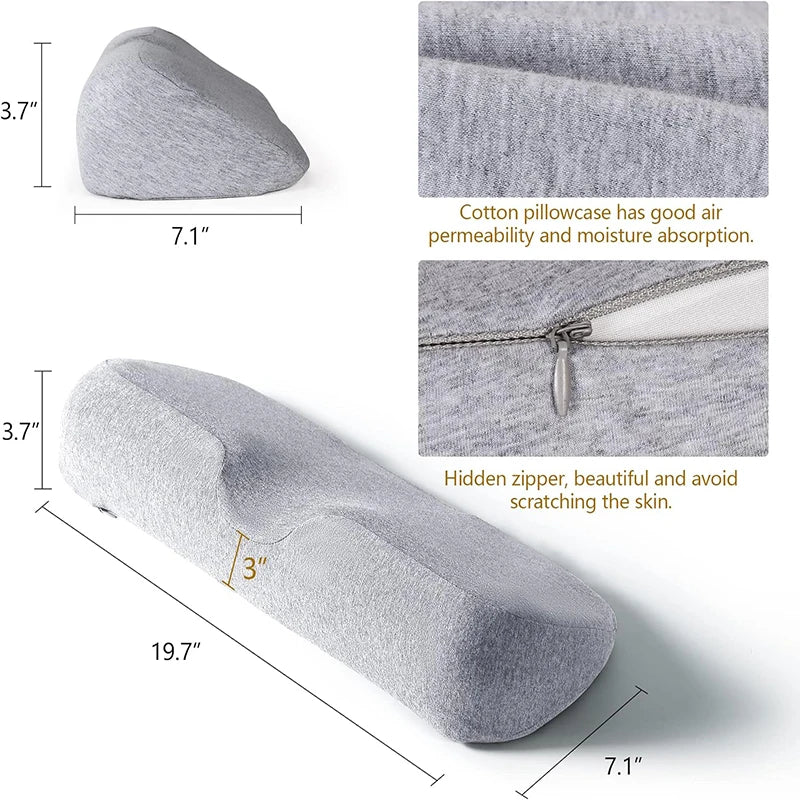 Cervical Memory Foam Contour Pillow for Side Sleepers