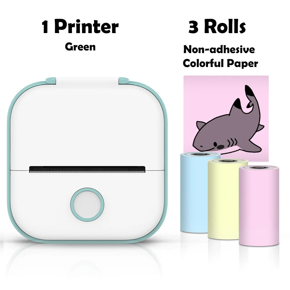 Mini drukarka termiczna Bluetooth Phomemo T02, 53 mm