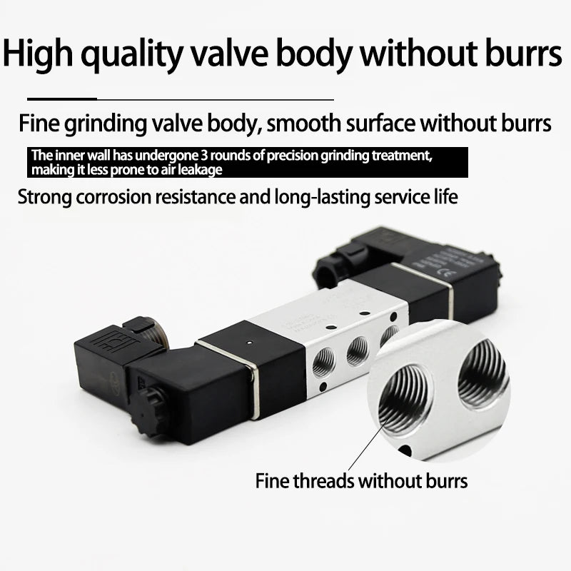 Pneumatický ventil 4V320-10 a možnosti těla ventilu