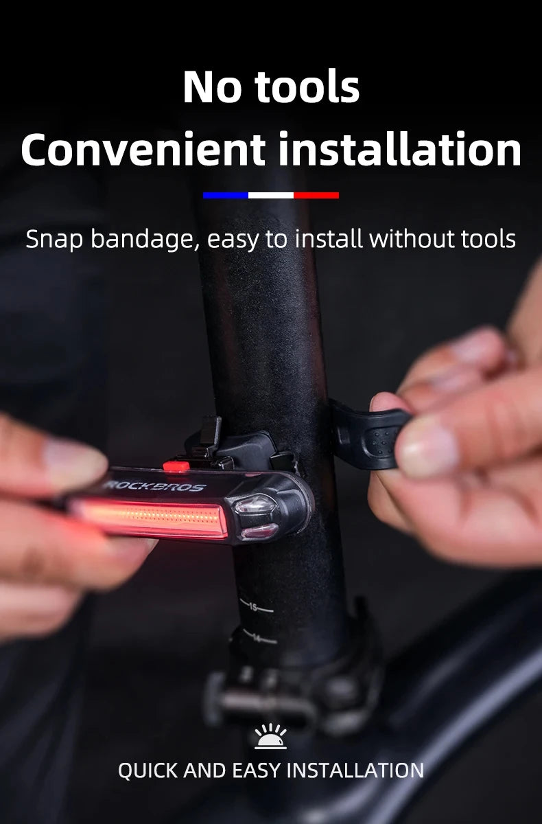 Waterproof Bike Taillight LED Rear Light with Multiple Modes