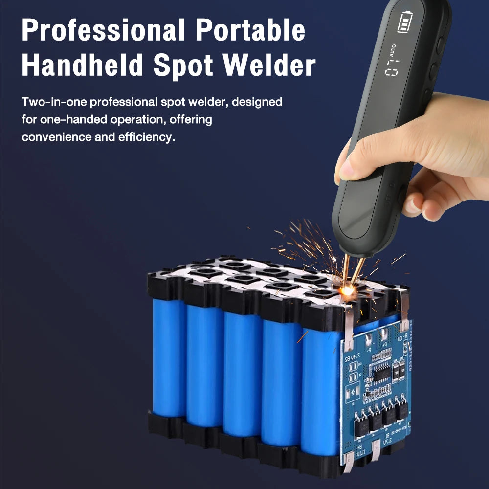 Handheld Battery Spot Welder with Adjustable Power