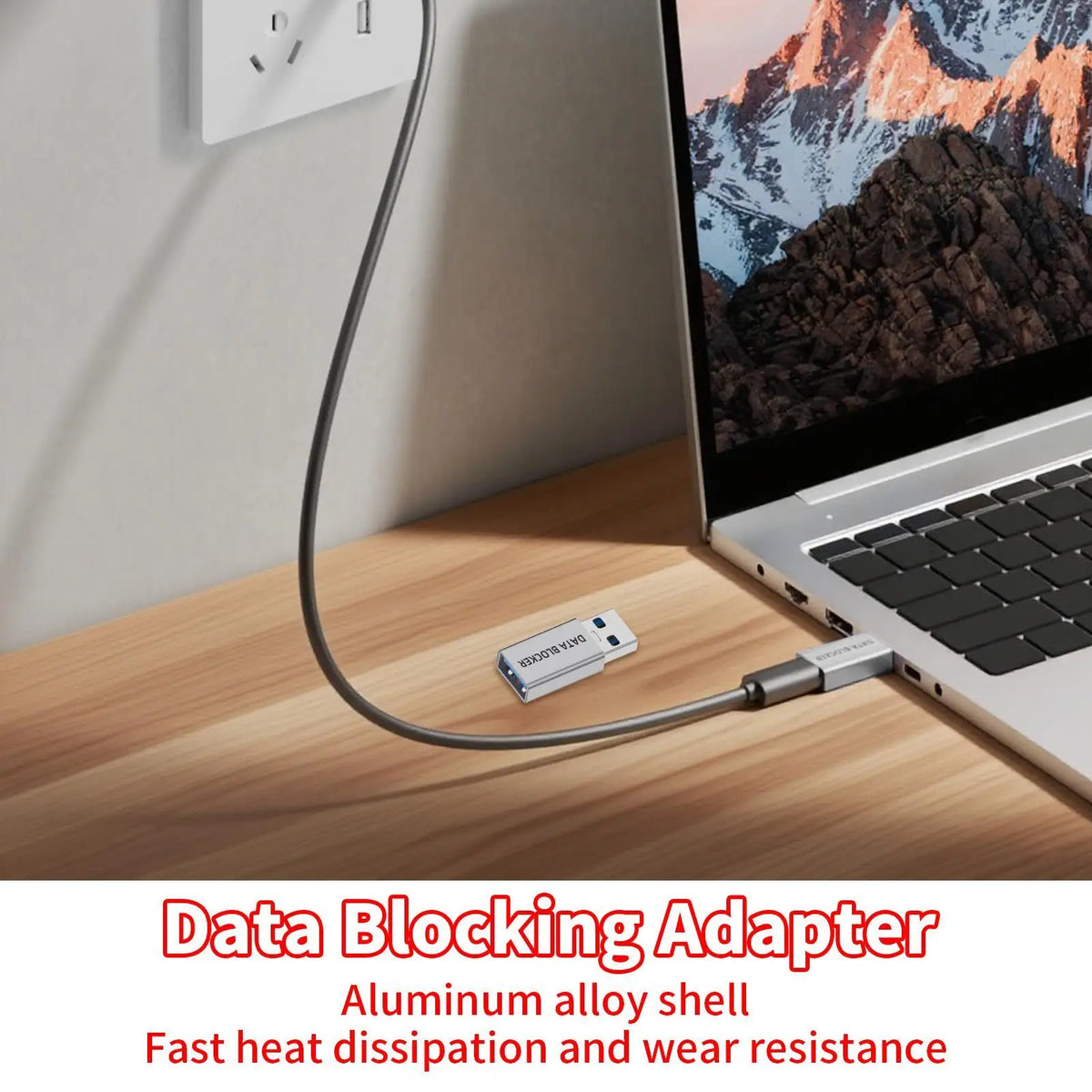 Adaptor USB pentru blocare de date la încărcare