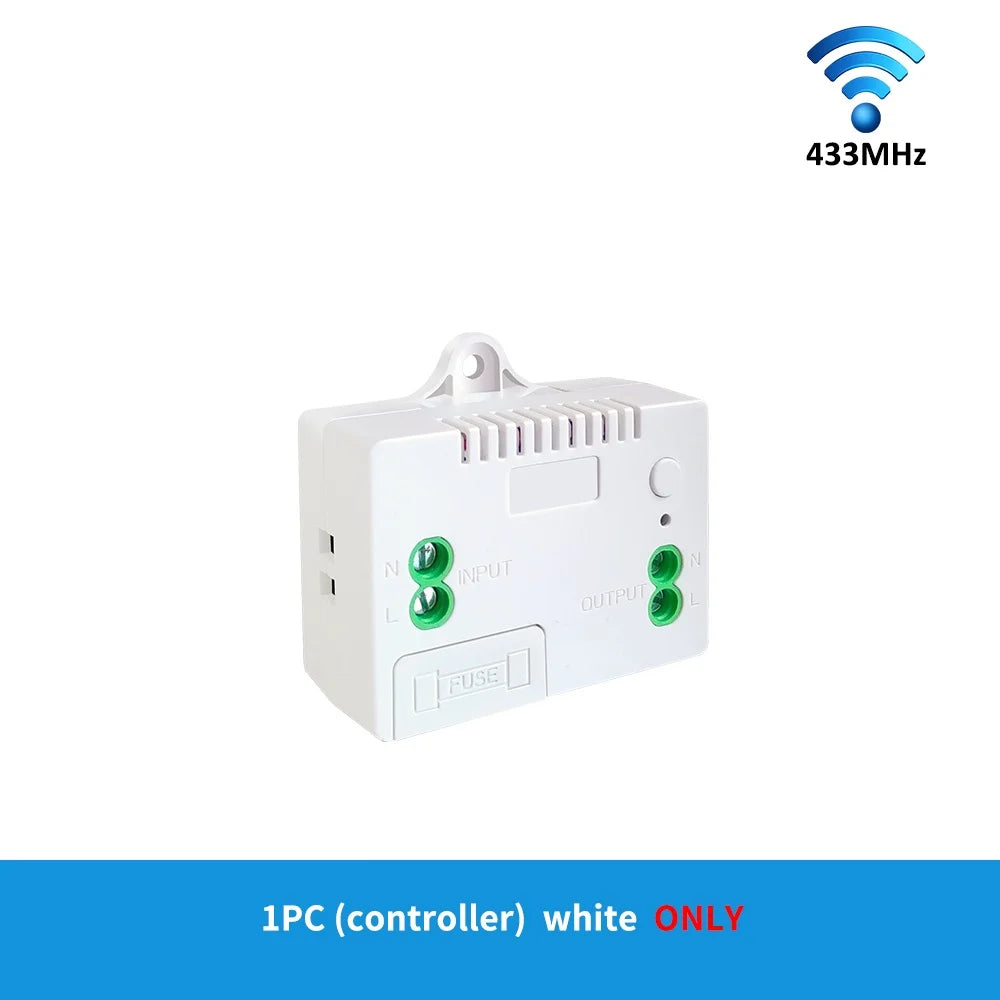 Interruttore a LED wireless cinetico 433MHz - kit opzioni
