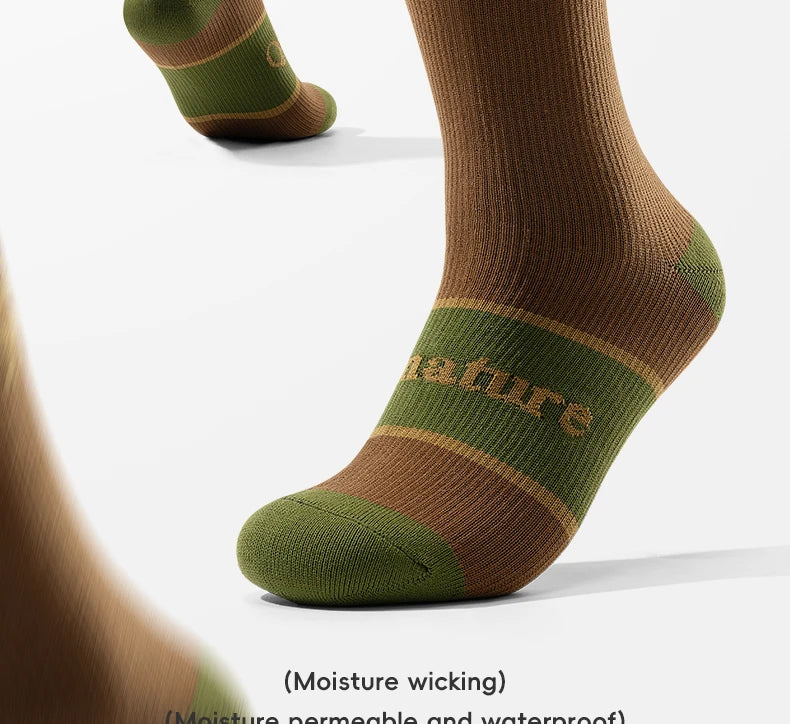 Waterproof Knee-High Hiking Socks for Outdoor, Snow, and Cycling