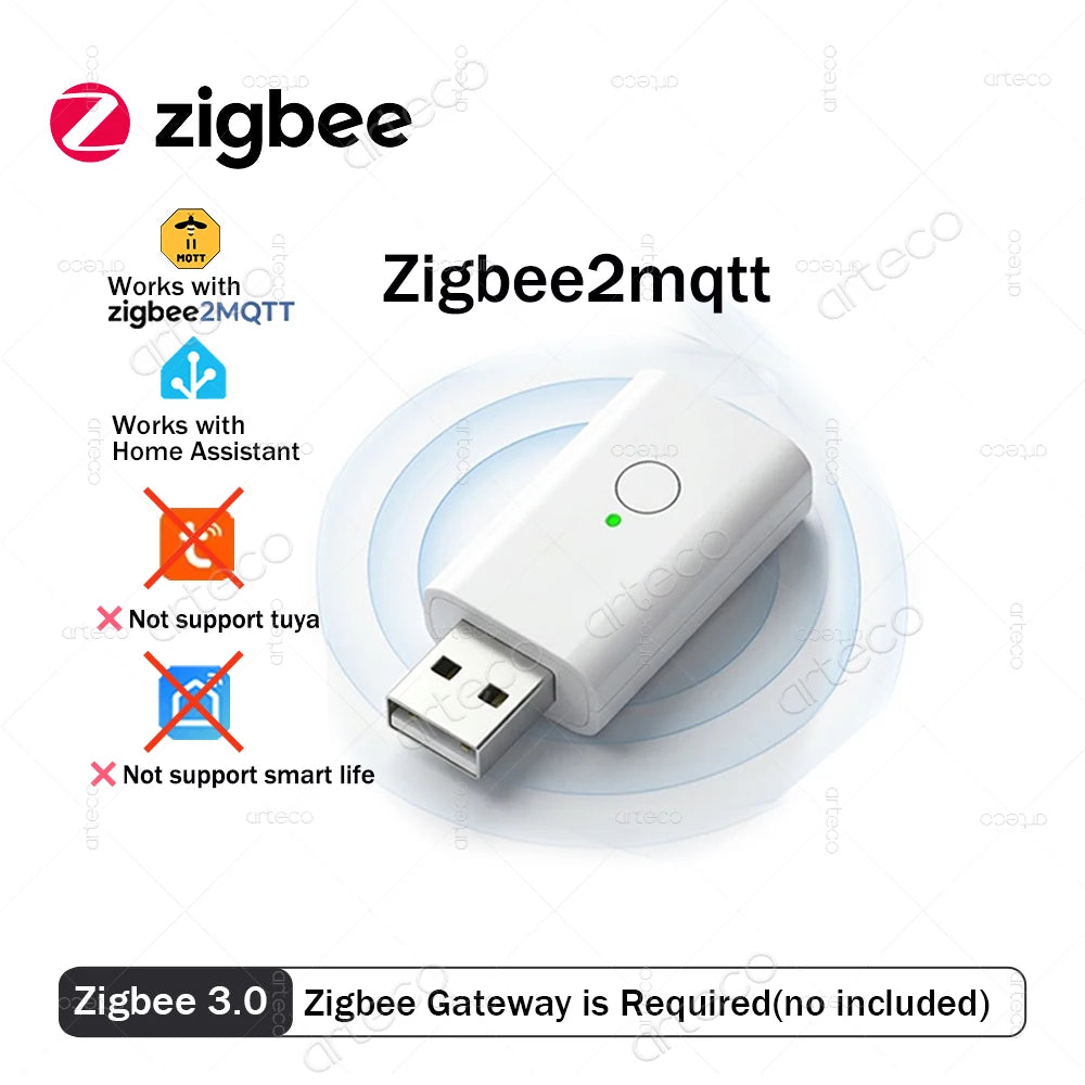 ZigBee Signal Repeater Amplifier Booster USB Signal Range Extender,Expands ZigBee Gateway Network,For Tuya/Z2MQTT Home Assistant