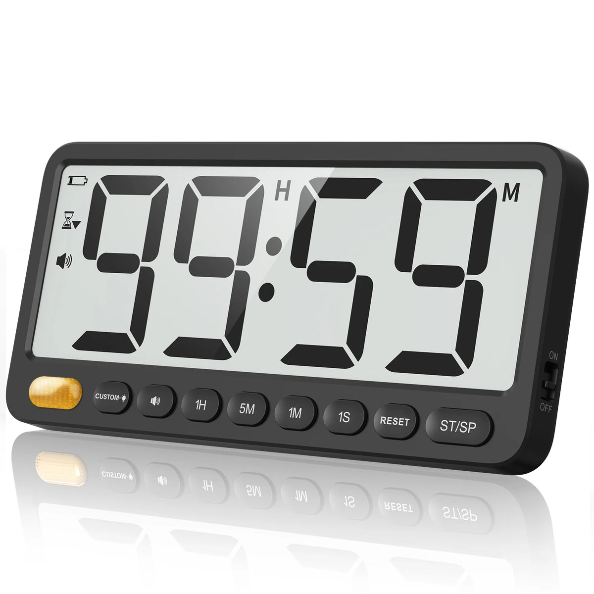 7.6 Inch Digital Kitchen Timer with Memory and Silent Mode