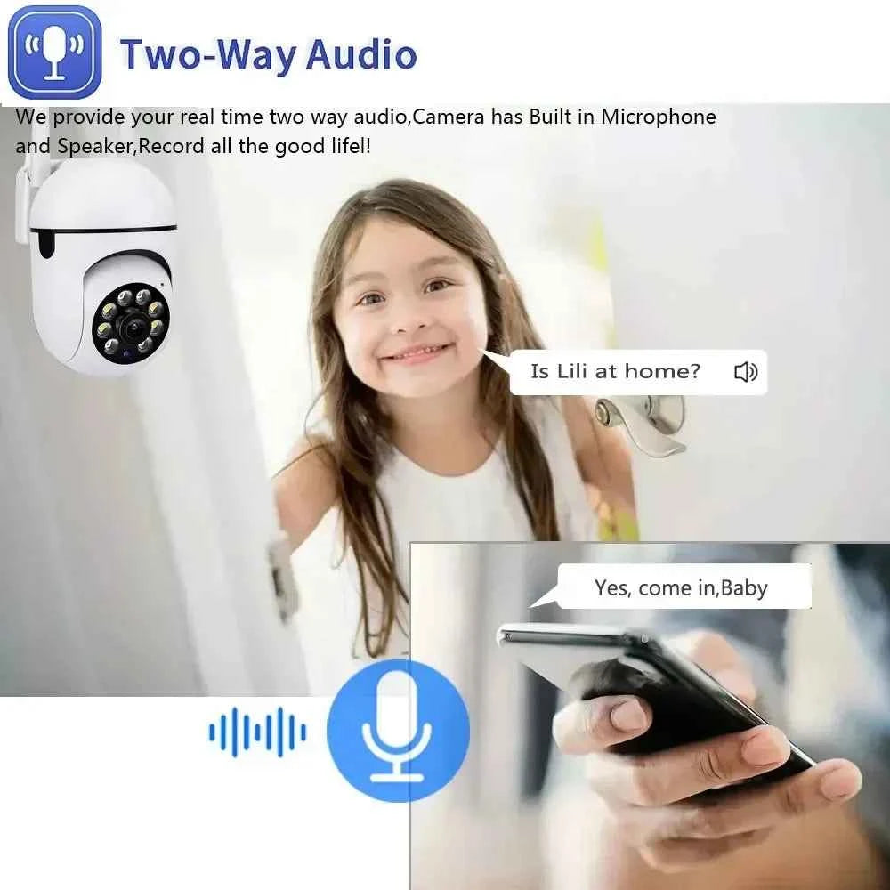 5MP WiFi Indoor 360° PTZ Camera with Night Vision and Two-Way Audio