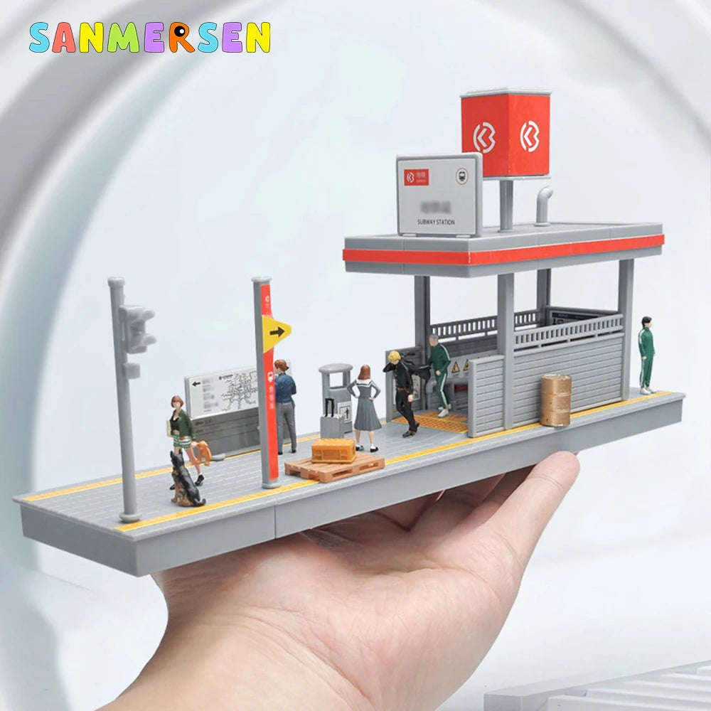 1:64 Subway Exit Building Diorama Model