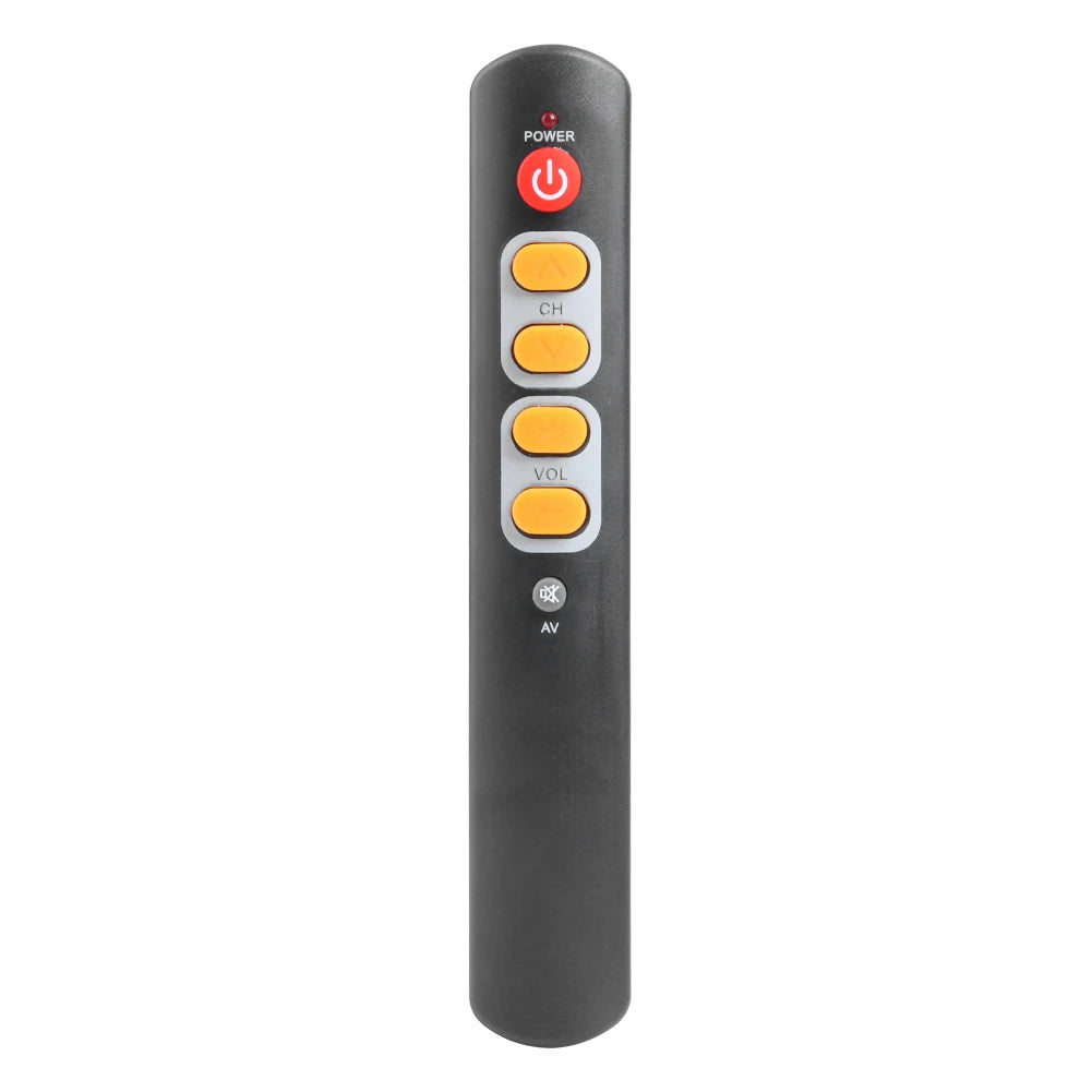 Six-Button Learning IR Remote for Compatible TV and AV Devices