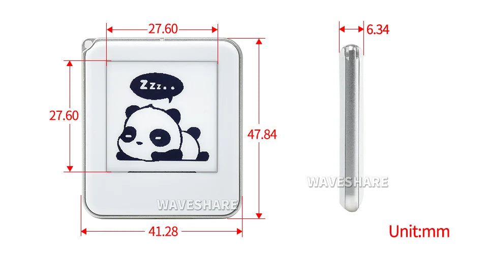 1.54-Inch NFC E-Paper Keyring Display