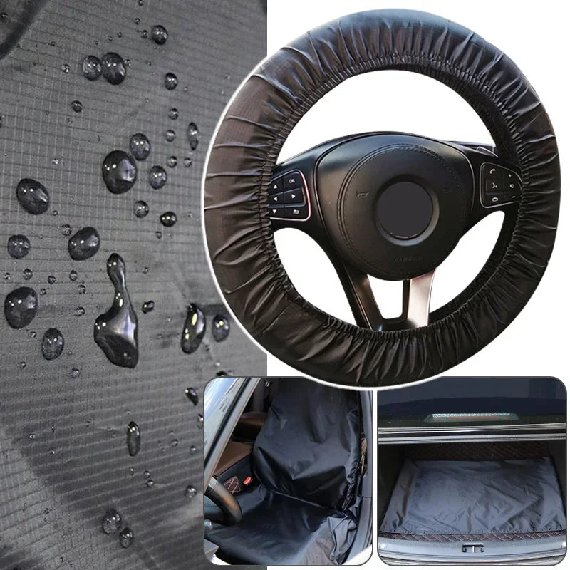 Oxford Cloth Steering Wheel Protective Cover
