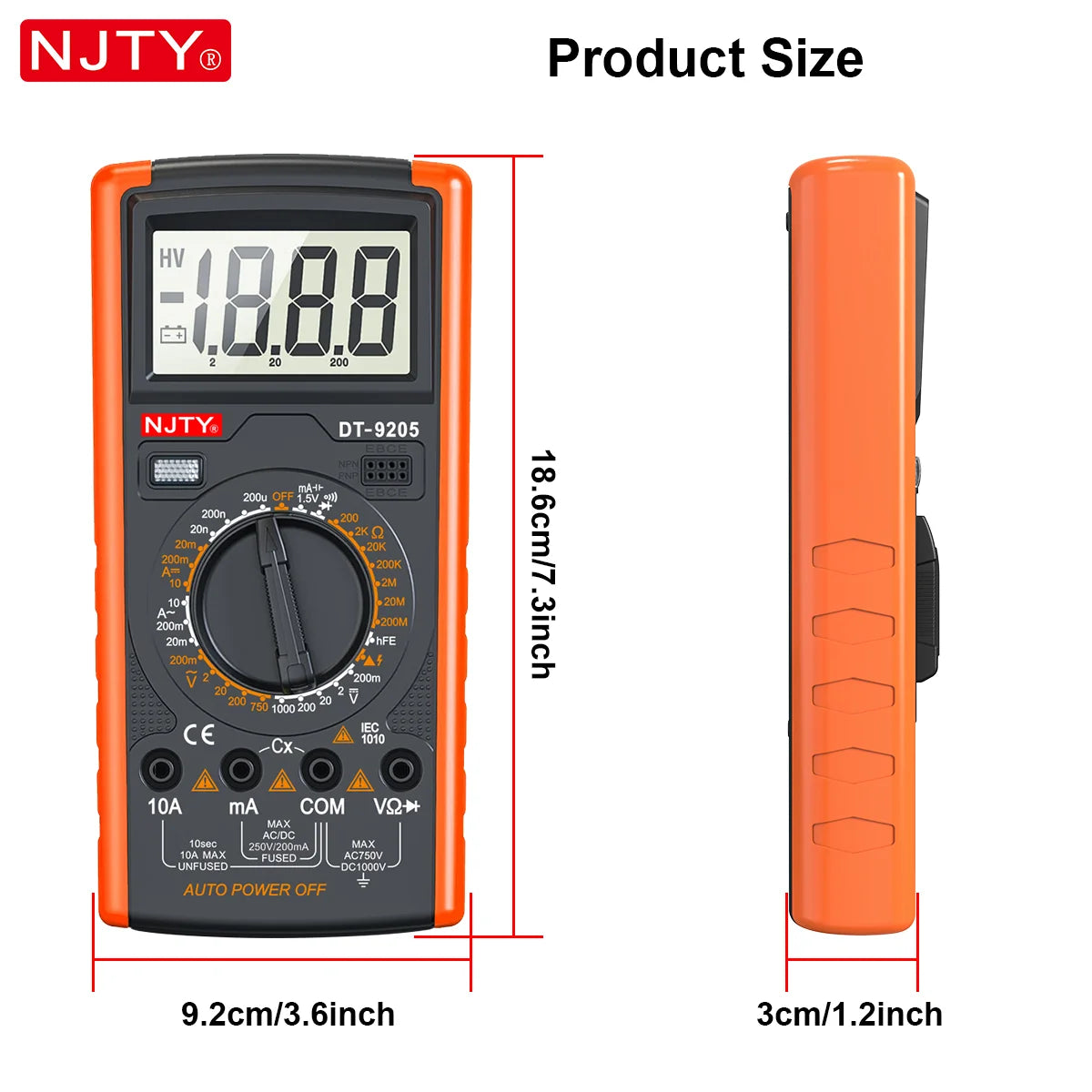Manual-Range Digital Multimeter
