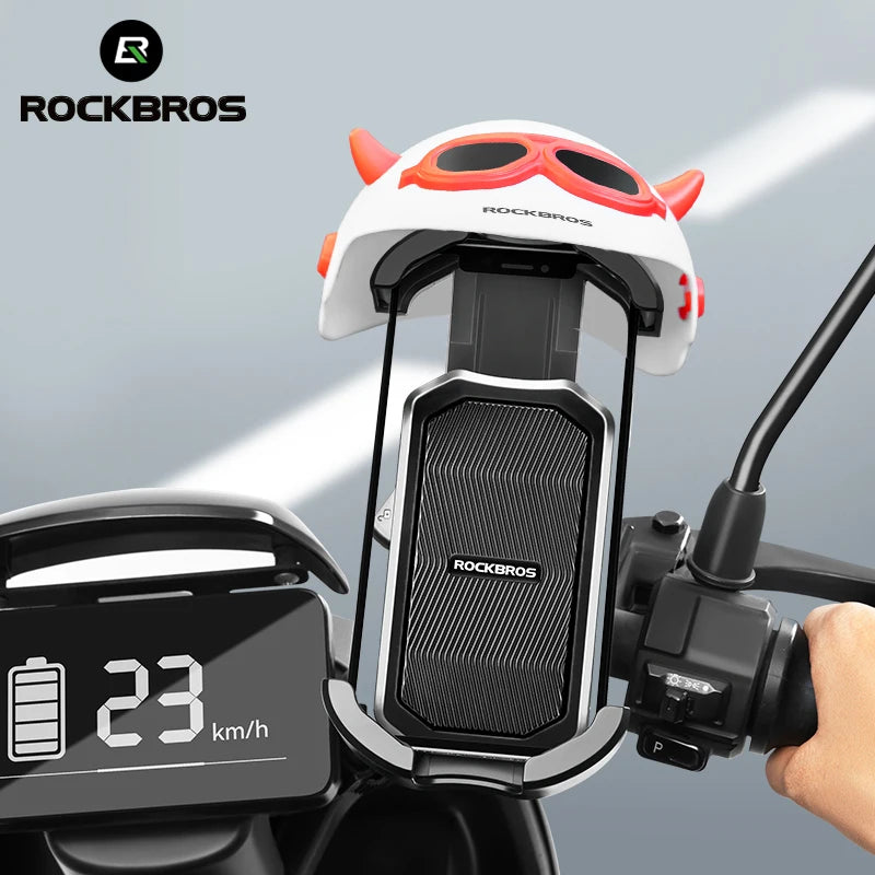 Bike Phone Holder with Rainproof Sun Shade Umbrella Mount