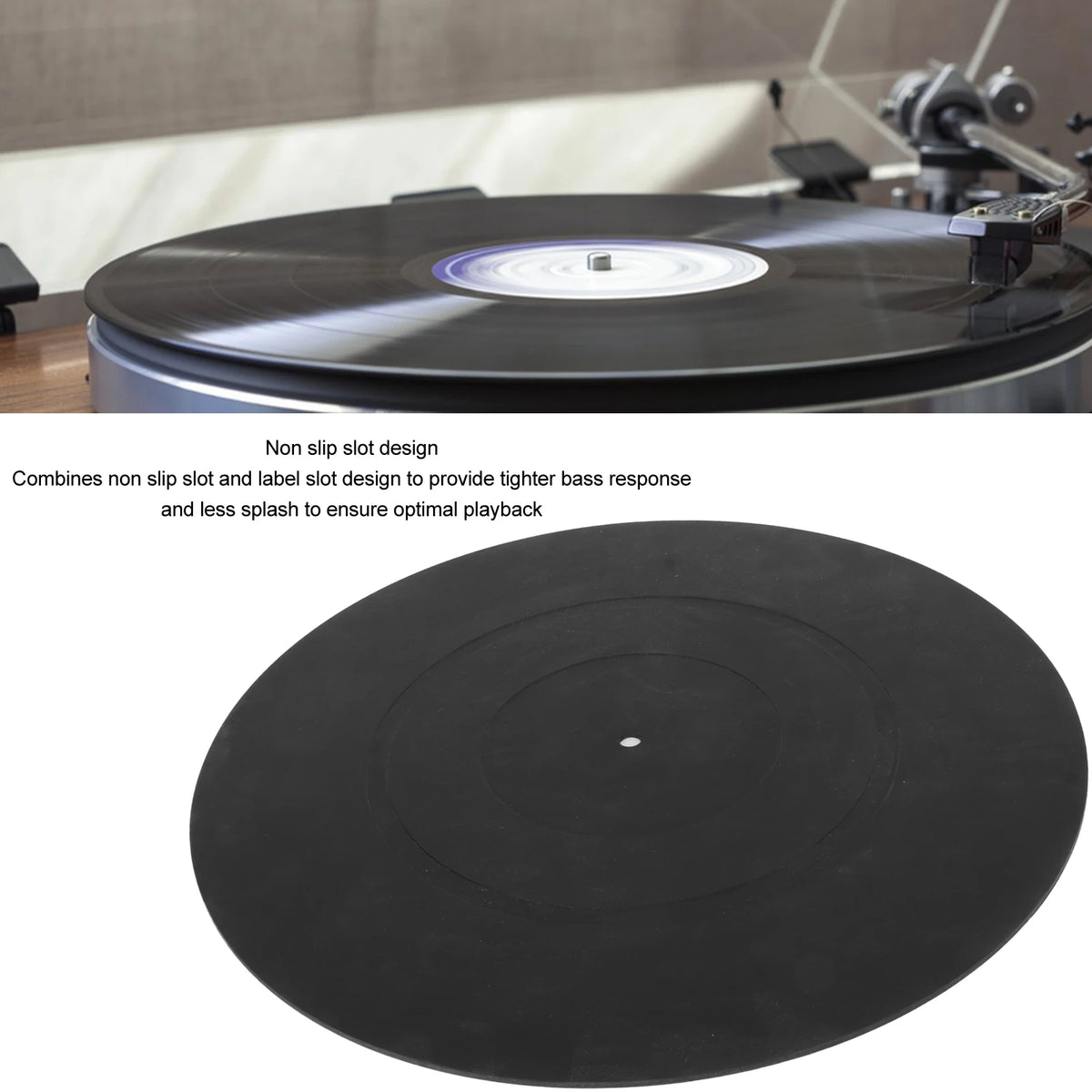 Rubber Turntable Platter Mat - 295 mm