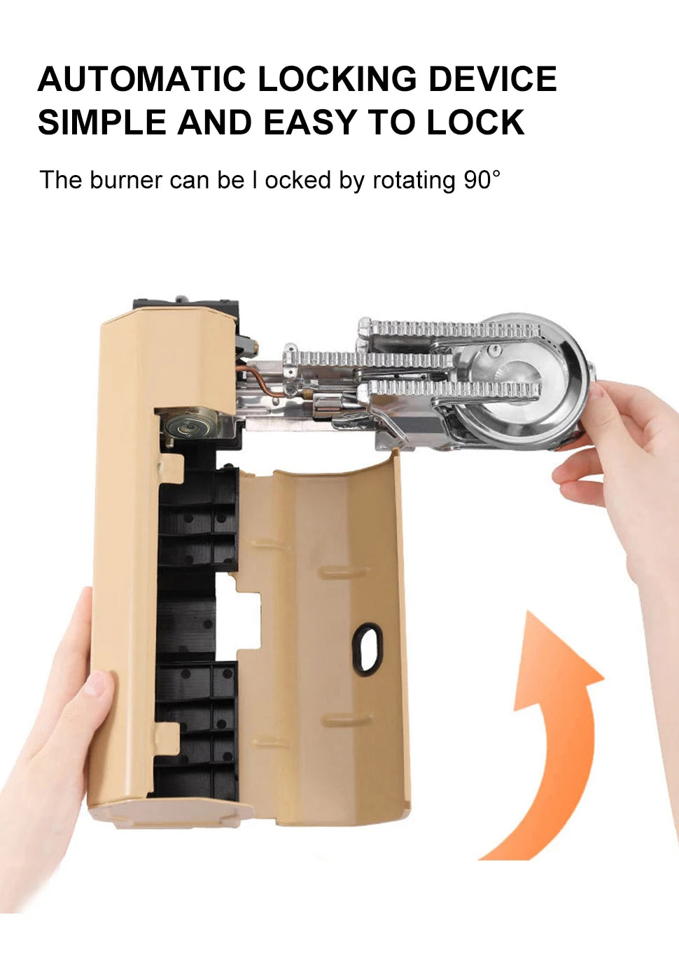 2670W Folding Butane Gas Stove for Camping and Outdoor Cooking