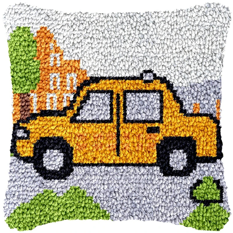 Καλούπι Κεντήματος Κουτιού 43 × 43 cm Latch Hook Cushion Craft Kit