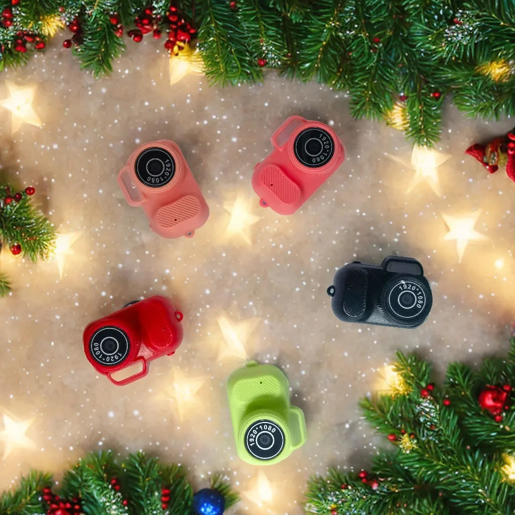 Mini Keychain Camera with Screen 1080P HD Pocket Video Recorder