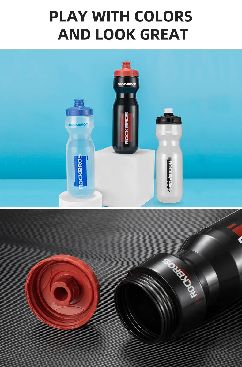 750 ml dviračio gertuvė, nepraleidžianti skysčių, sportinė gertuvė dviračiams