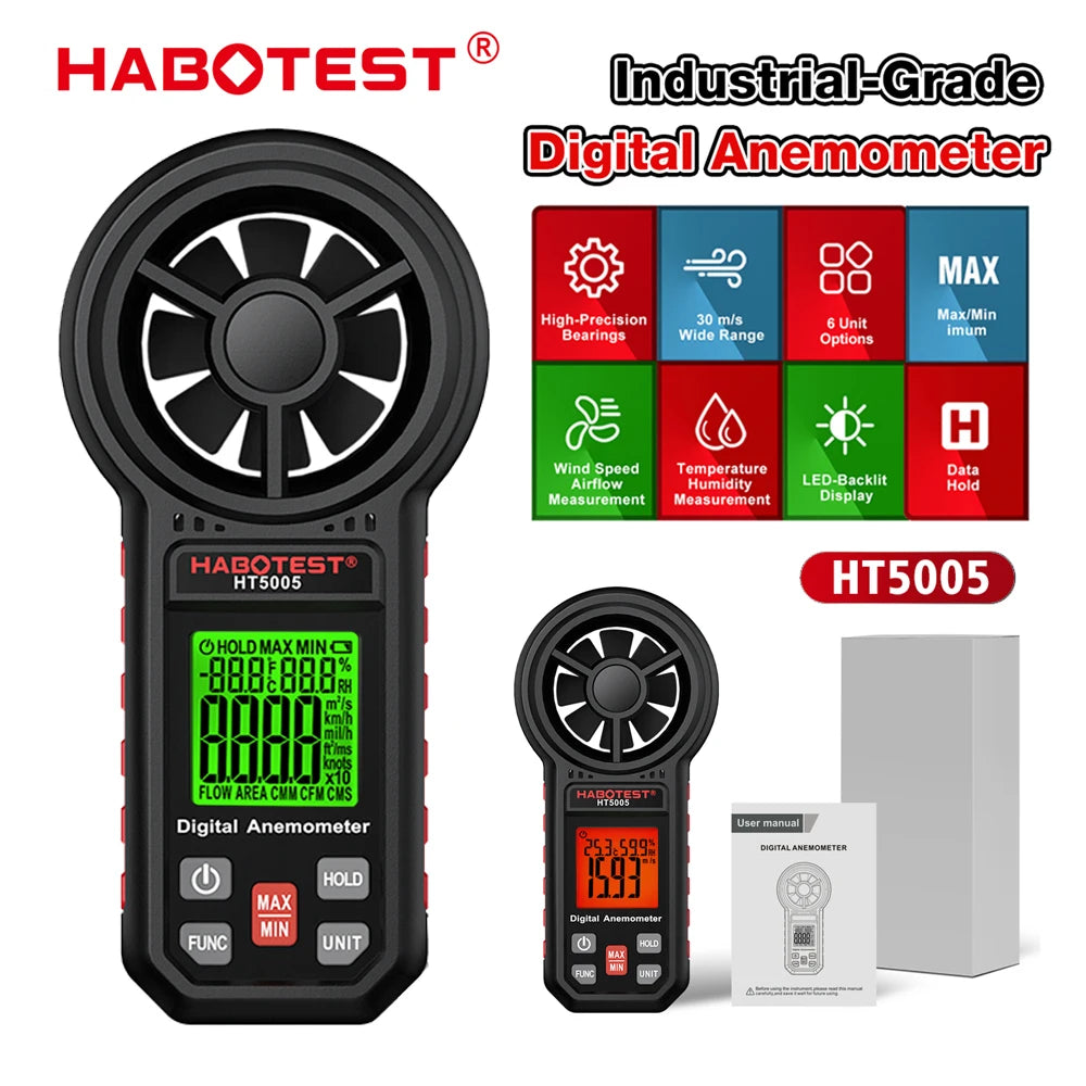 HT5005 Digital Anemometer