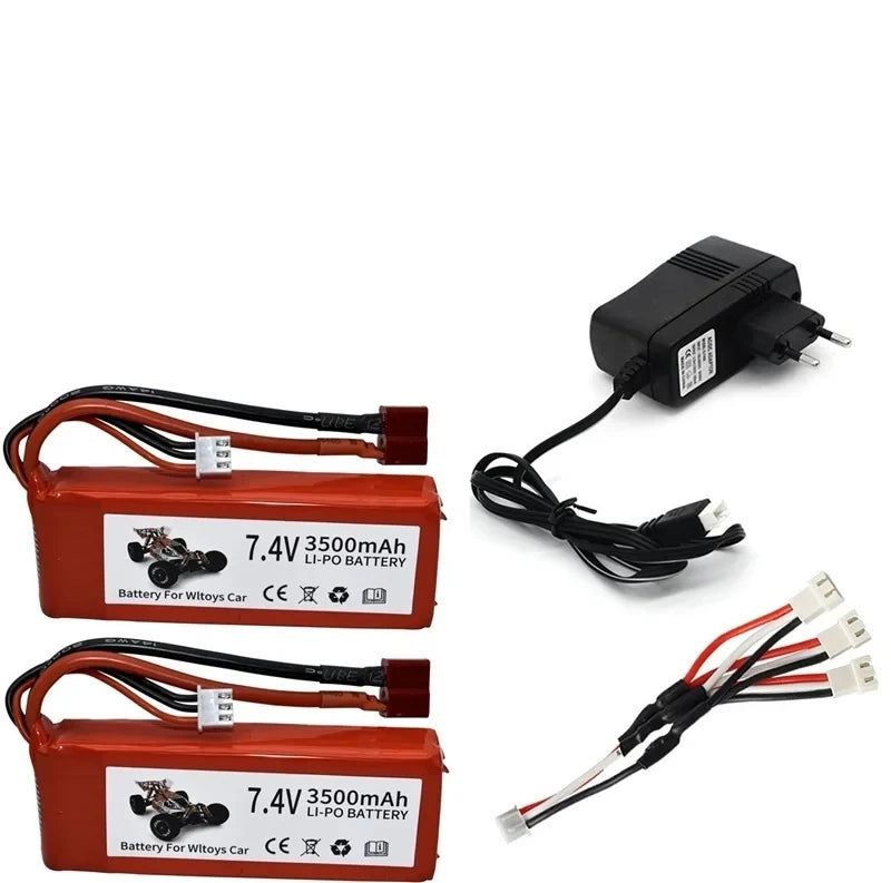 7.4 V RC Battery and Charger Accessories - Options