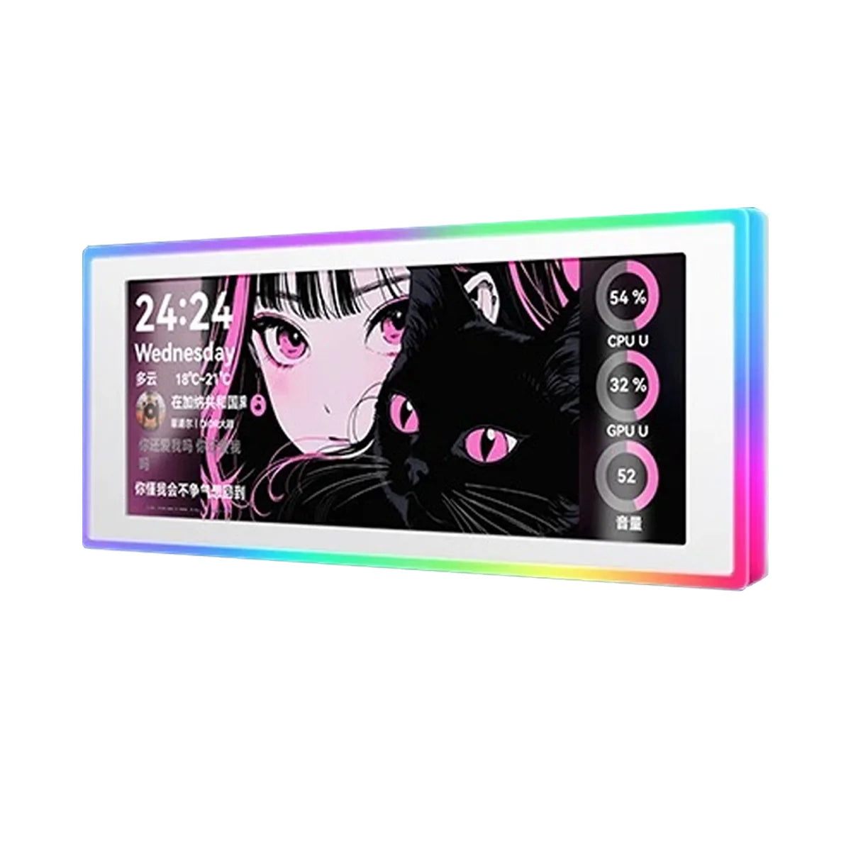 6.86-Inch Customizable Secondary Display