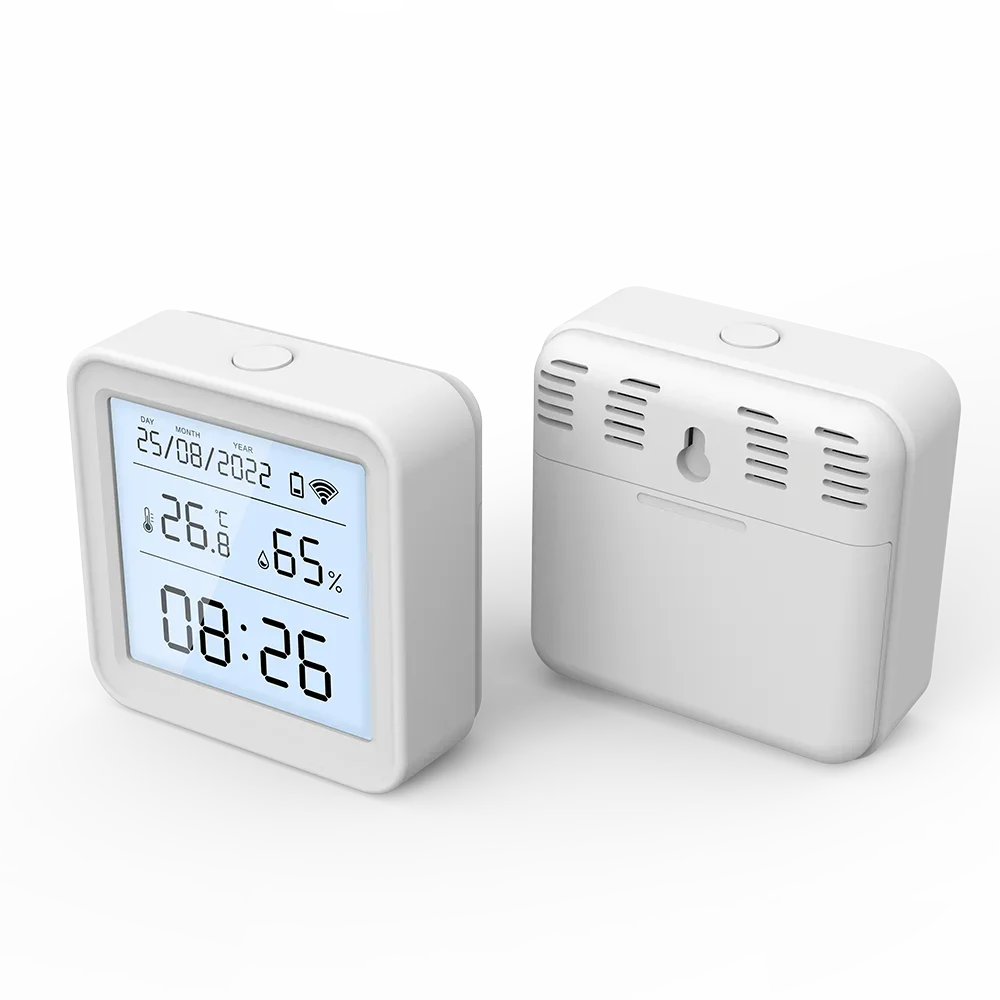 Tuya Zigbee WiFi Temperature Humidity Sensor Hygrometer Thermometer Detector Smart Life Remote Control Support Alexa Google Home