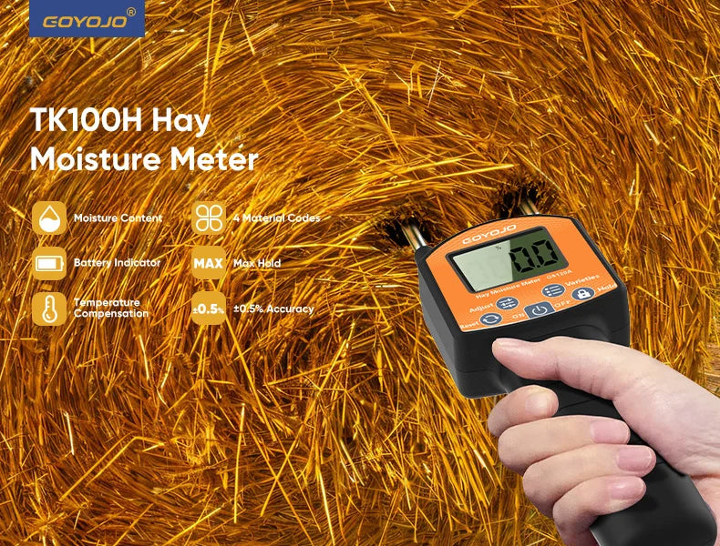 Langprobe digitalt hø/moisture meter