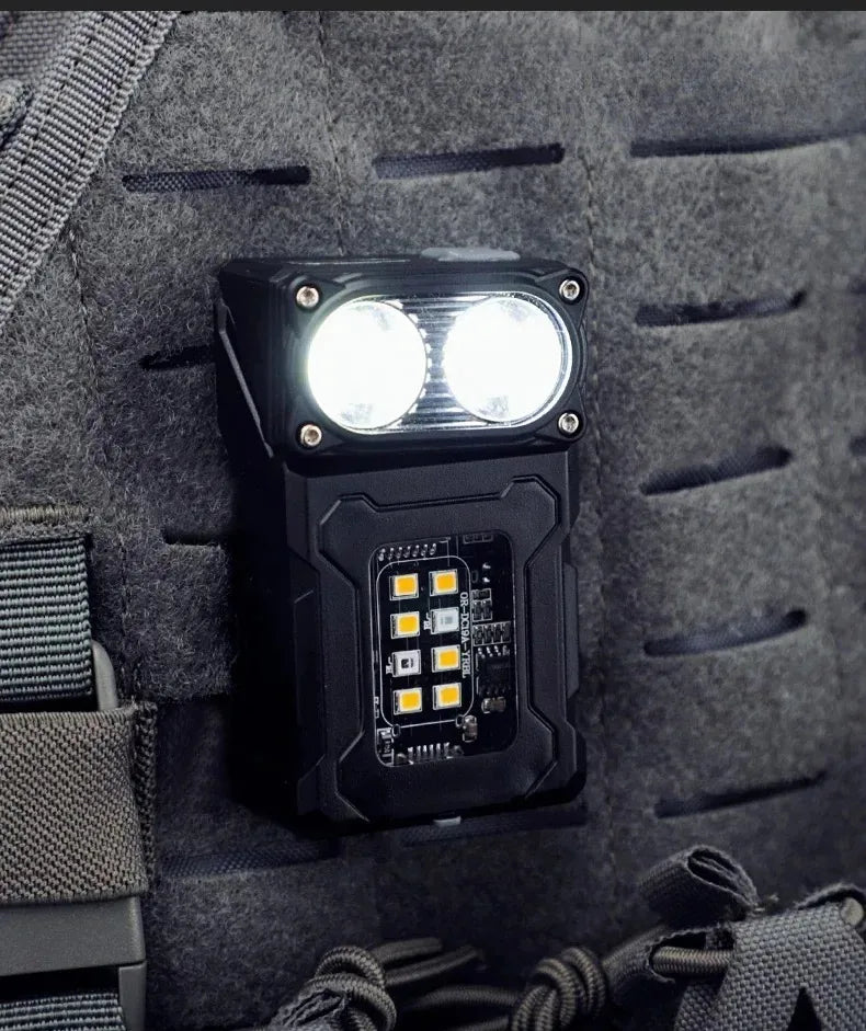 Portable Multifunctional USB Rechargeable LED Flashlight